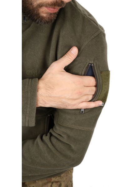Haki Renk 3 Cepli Kalın Tactical Kalın Polar Mont fırsatları