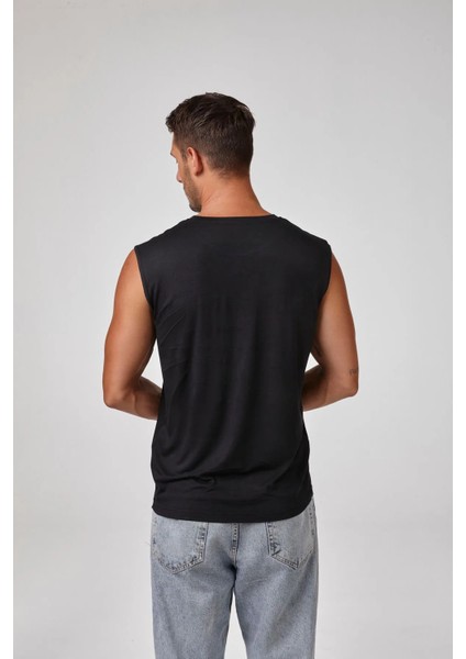 Kolsuz Yuvarlak Yaka Erkek T-Shirt Atlet 1605