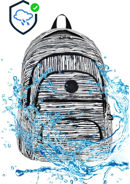 Lüx Desenli Lise ve Ortaokul Sırt Çantası, Desenli Okul Çantası, Maymun Anahtarlık Hediyeli indirimleri