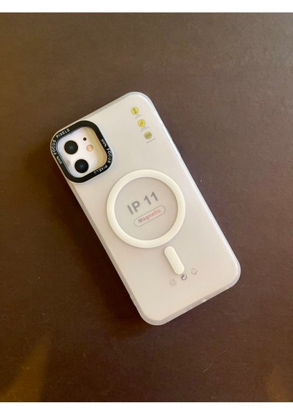Apple iPhone 14 Pro Uyumlu Kamera Çıkıntılı Mat Buzlu Tin Magsafe Silikon Kılıf