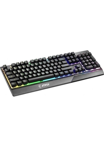 Msı Gg Vigor GK30 Tr USB Q Trk Rgb Mekanik Hisli Siyah Gaming Klavye