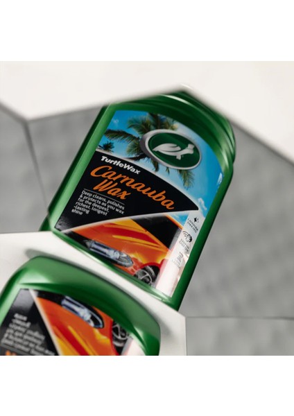 Carnauba Sıvı Cila Boya Koruyucu 500ML + Yüzey Parlatma Cila Havlusu 50X70 + Cila Süngeri