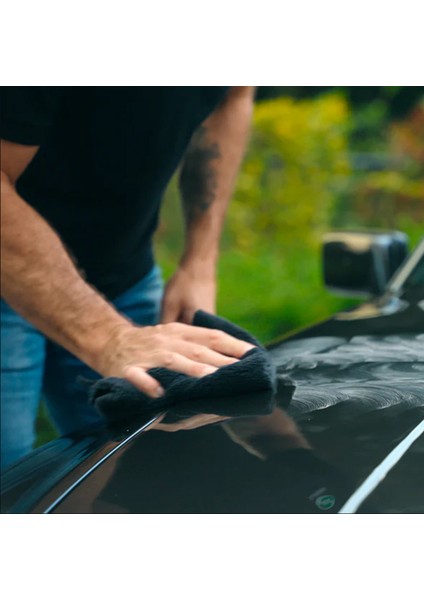 Carnauba Sıvı Cila Boya Koruyucu 500ML + Yüzey Parlatma Cila Havlusu 50X70 + Cila Süngeri