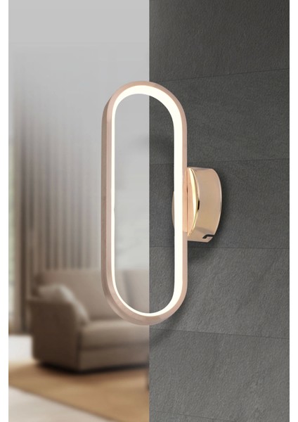 Ideal Üç Renkli Gold Ledli Aplik ve Salon Aplik