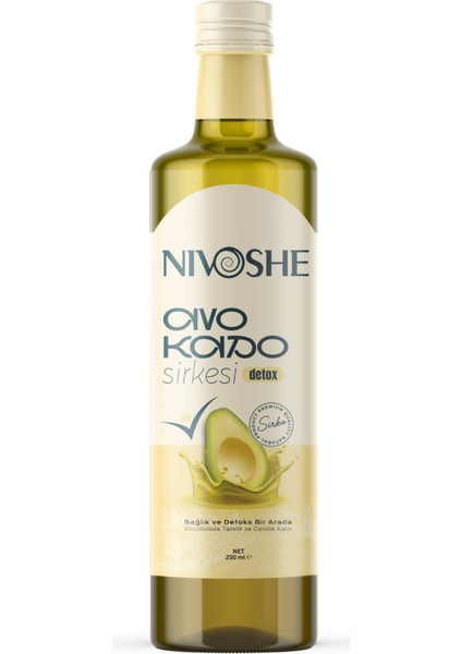Premium Detox Sirke Bromelain Avokado Mix Doğal Fermantasyon 250ML 2. Ürün 1 TL