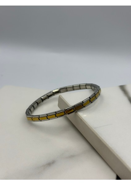 Çok Ince Italyan Charm Bileklik Çelik 4mm