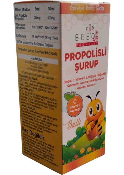 Beeo Up Propolisli C Vitamini Şurup