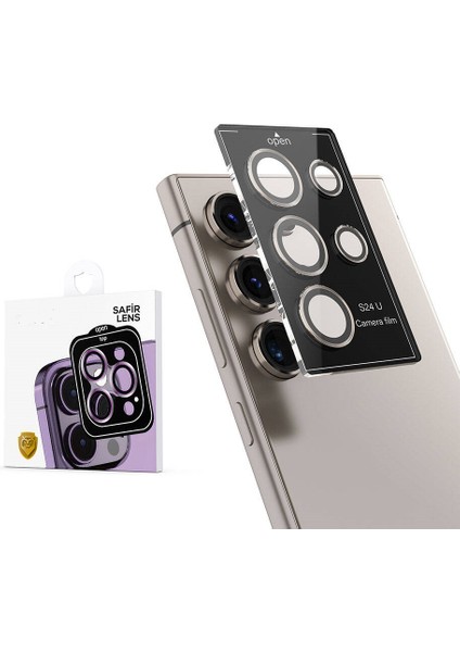 Galaxy S24 Ultra Kamera Lens Koruyucu Cam Filmi