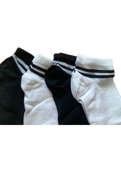 Unisex 4’lü Spor Patik Çorap