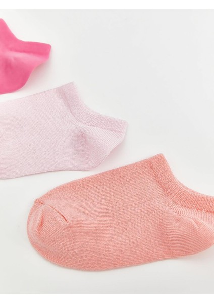 Lcw Eco Basic Kız Bebek Patik Çorap 3'lü