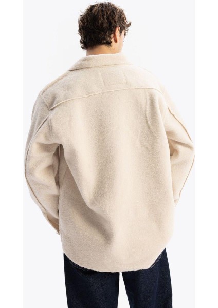 Erkek Oversize Cepli Ince Kaşe Ceket fiyatları