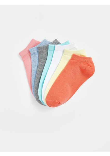 Lcw Kids Basic Kız Çocuk Patik Çorap 7'li fiyatları