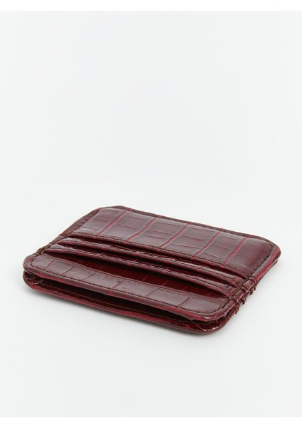 Lcw Accessorıes Deri Görünümlü Kroko Desenli Kadın Kartlık modelleri