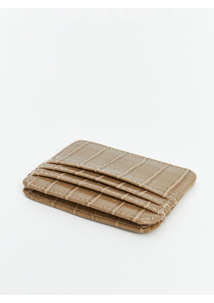 Lcw Accessorıes Deri Görünümlü Kroko Desenli Kadın Kartlık modelleri