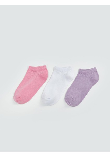 Lcw Eco Basic Kız Çocuk Patik Çorap 3'lü