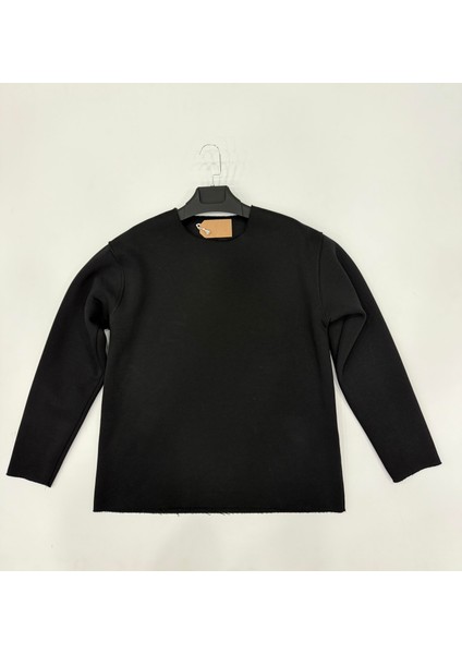Erkek Lazer Kesim Içi Şardonlu Hafif Kalın Oversize Bol Kesim Sweatshirt indirimleri