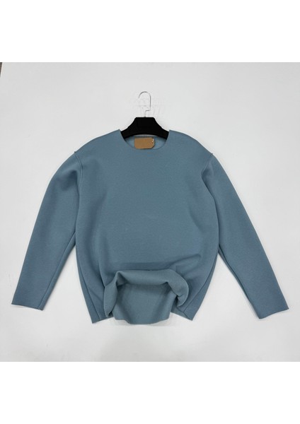 Erkek Lazer Kesim Içi Şardonlu Hafif Kalın Oversize Bol Kesim Sweatshirt indirimleri