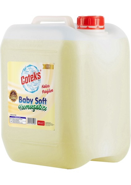 Baby Soft Çamaşır Yumuşatıcı Kalıcı Kokulu Her Dokunuşta Yumuşacık Ferahlık 20 Lt