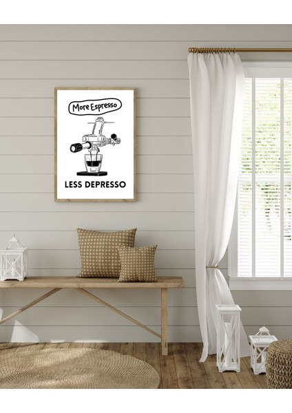 Kahve Köşesi Dekorasyonu Çerçeveli Poster - Modern, Şık ve Pinterest Ilhamlı Tablo Tasarımları fiyatları