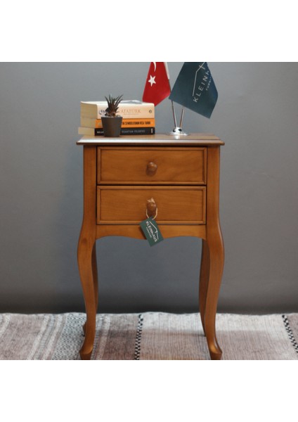 Lükens Ayak Ahşap Komodin