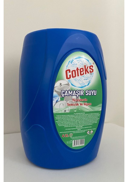 Yüksek Etkili Çamaşır Suyu Güçlü Temizlik ve Hijyen 4 lt