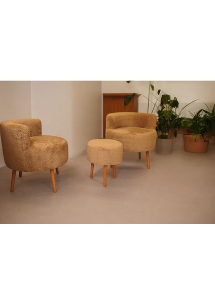 Çay Seti Ikili Koltuk Berjer ve Puf Takımı (Salon, Balkon, Ofis) 3 Lü Takım,sırtlı Berjer,sırtlı Puf modelleri