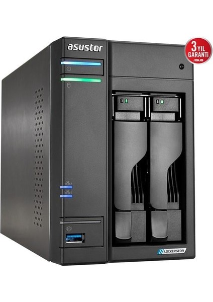AS6702T-8GB Celeron Qc N5105 8gb Ram-2-Diskli Nas Server (Disksiz)