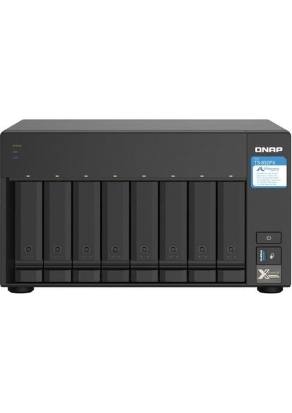 TS-832PX-4G Alpıne AL324 Qc 4gb Ram- 8-Diskli Nas Server (Disksiz)