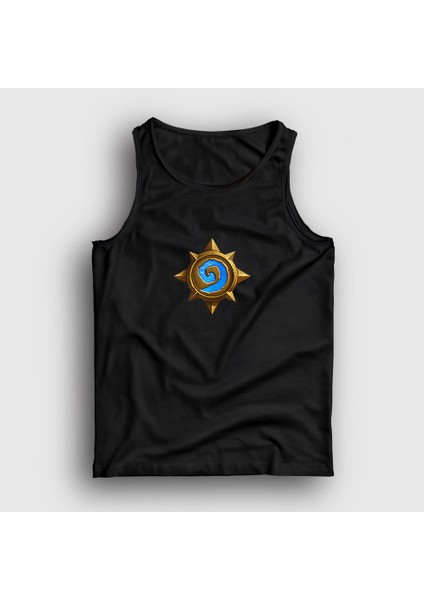 Unisex Siyah Hearthstone Warcraft Oyun Logo Atlet