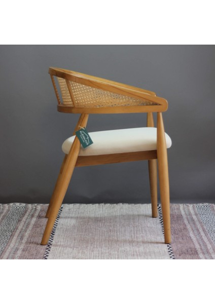 Berlin Ahşap Sandalye, Doğal Hazeran Sırtlı, Konforlu Oturum, Modern Tasarım fiyatları