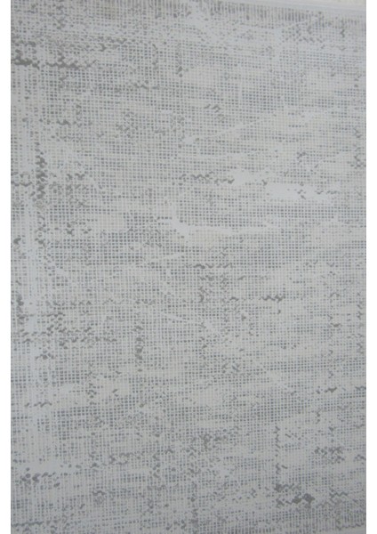 Nepal 5395A Gri-Krem Lazer Kesim Makine Halısı Dokuma Taban Oturma Odası-Salon
