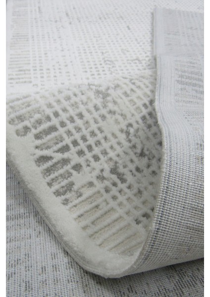 Nepal 5395A Gri-Krem Lazer Kesim Makine Halısı Dokuma Taban Oturma Odası-Salon fırsatları