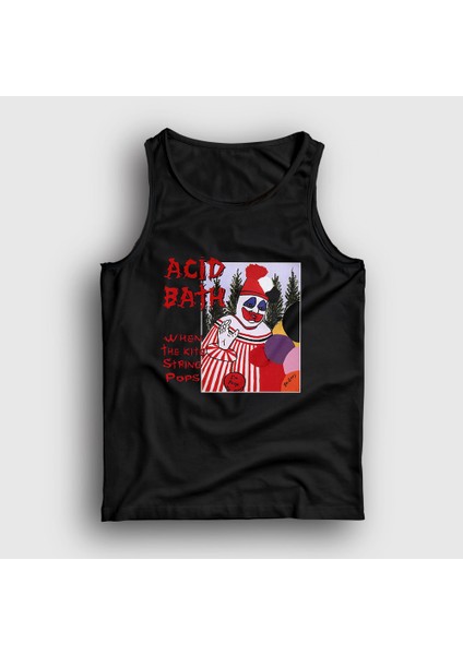 Unisex Siyah Kite String Pops Acid Bath Atlet