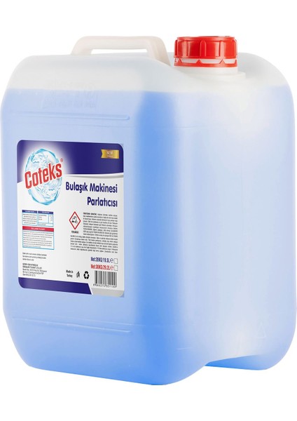 Bulaşık Makinesi Parlatıcısı Leke ve Su Izi Karşıtı Parlaklık Garantisi 20 Lt