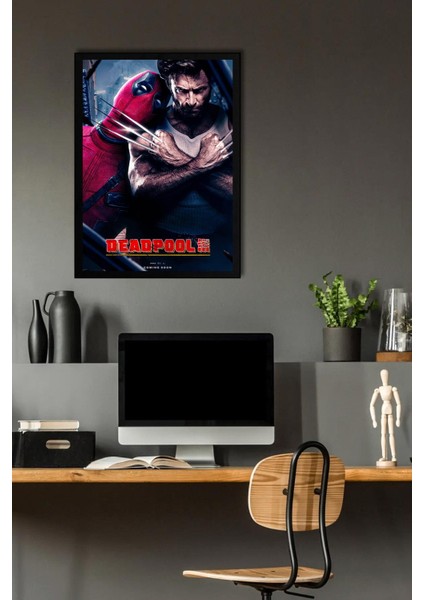 Deadpool & Wolverine Çerçeveli Tablo - Marvel Film Poster Tablo fiyatları