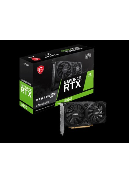 Msı Geforce Rtx 3050 Ventus 2x E 6g Oc 6gb Gd6 96B