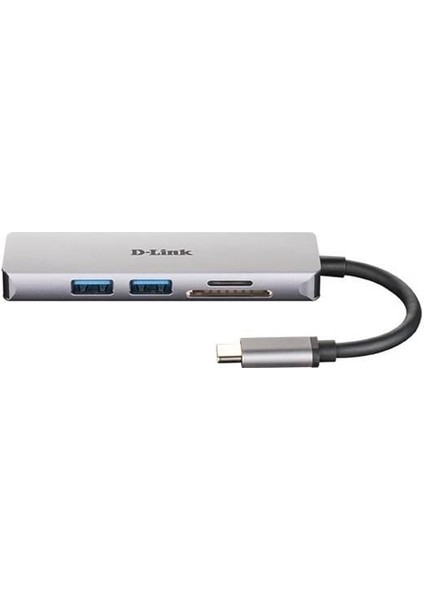 D-Lınk DUB-M530 Type-C Çoklayıcı Dönüştürücü 4K 5i1 Arada