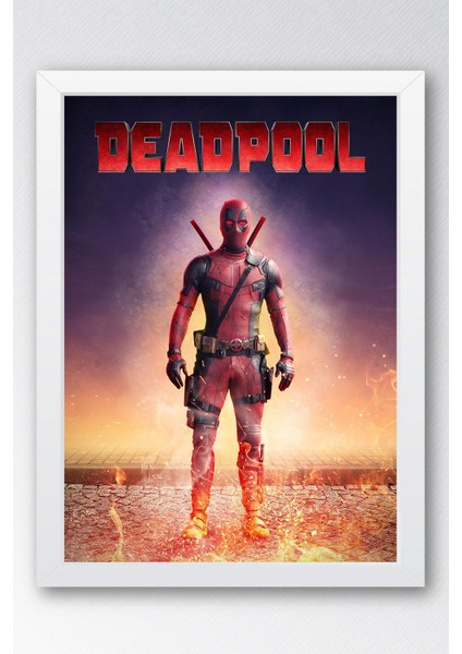 Deadpool Çerçeveli Tablo - Marvel Film Poster Tablo