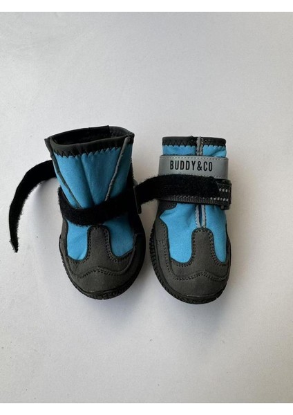 Waterstone Kauçuk Dış Taban Köpek Ayakkabısı Mavi 4 cm