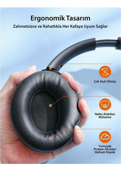 Taotronıcs TT-BH1121 Kulaküstü Bluetooth Kulaklık Siyah