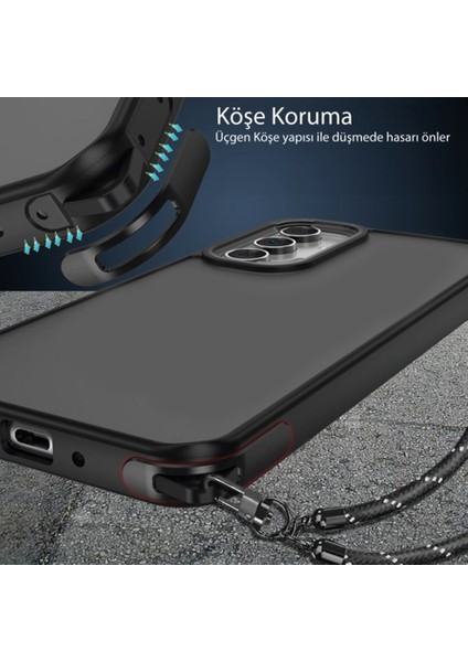 Samsung Galaxy A15 Kılıf Elegant Seri Silikon Kapak