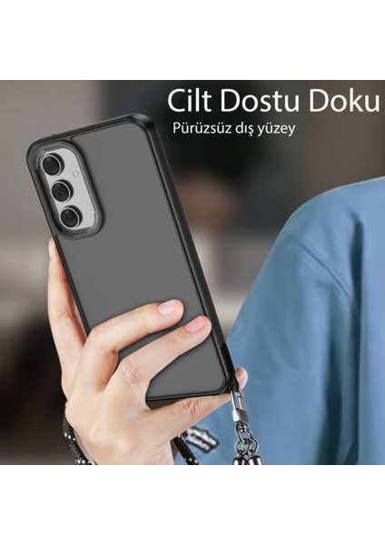 Samsung Galaxy A15 Kılıf Elegant Seri Silikon Kapak