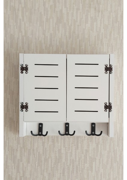 35 x 40 cm Izgara Desenli Beyaz Geniş Dekoratif Sigorta Saklama Kutusu! Elektrik Pano Düzenleyici! fiyatları