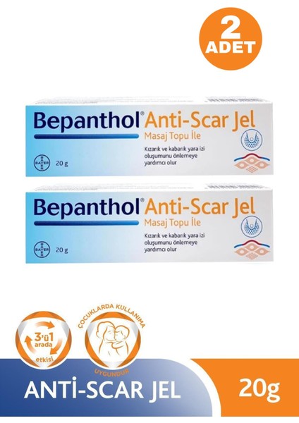 Anti-Scar Jel 20 gr 2 Adet