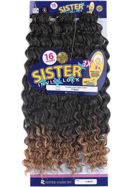 Sister Afro Dalgası Saç - Siyah Karamel Ombreli T1B/27 modelleri
