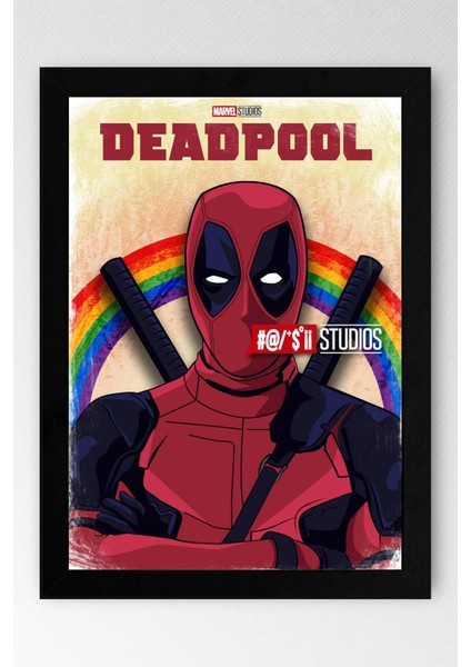 Deadpool Çerçeveli Tablo - Marvel Film Poster Tablo