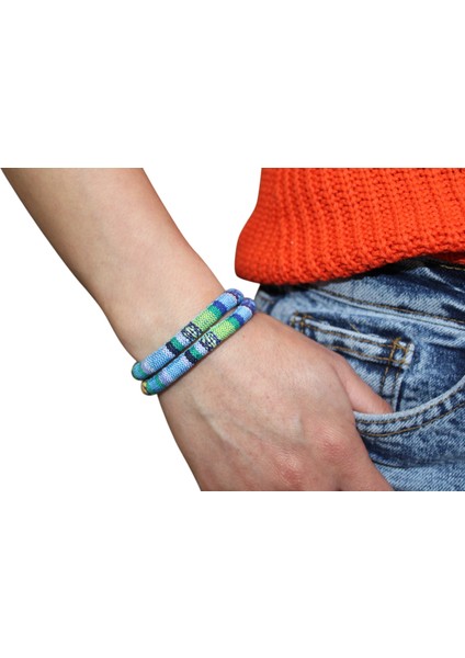 Etnik Motifli Kumaş Sargı Bileklik – Şıklık ve Renk Cümbüşü modelleri