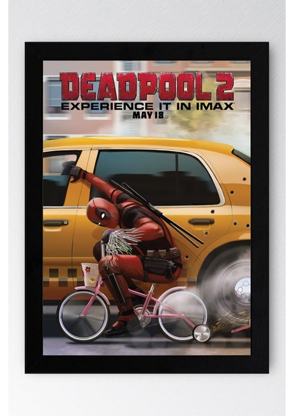 Deadpool Çerçeveli Tablo - Marvel Film Poster Tablo