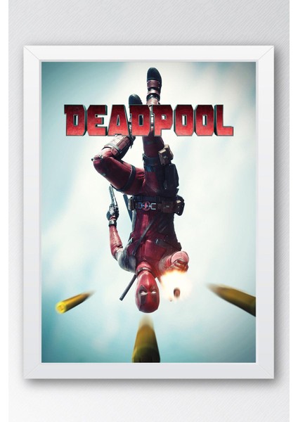 Deadpool Çerçeveli Tablo - Marvel Film Poster Tablo