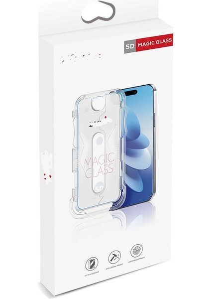 Apple iPhone 15 Pro Kolay Uygulama Aparatlı 5d Magic Glass Cam Ekran Koruyucu fiyatları